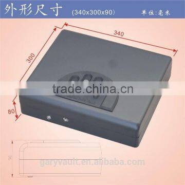 Wholesale- MD550 Micro Vault Digital Code Jewelry Car Handgun Pistol Portable A4 File Security Storage Steel Mini Safe Box photo-6