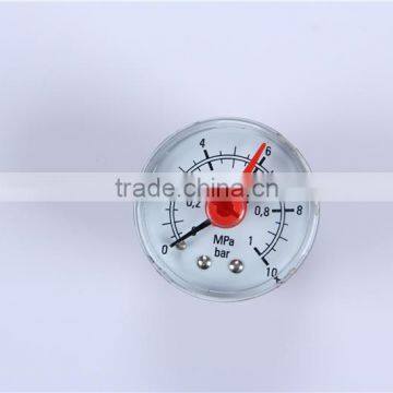 2016 Hot Sale High Quality Clear To Read Double Needle Pressure Gauge