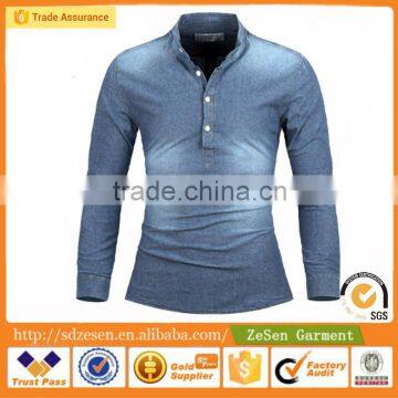 India Custom Long Sleeve Shirt Designs Apparel For Men photo-2