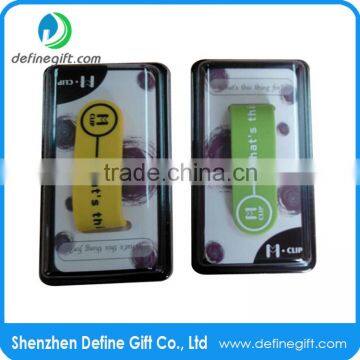 promotional multi function silicone magnetic memo clip