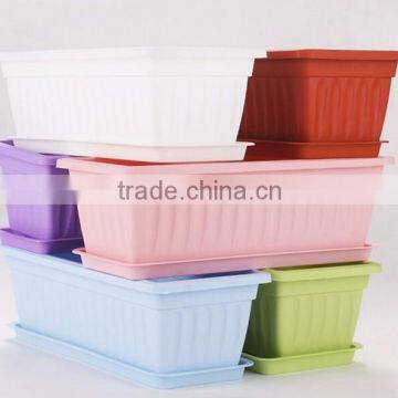 Balcony vegetable pot rectangle flower pot courtyard plant pot