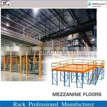 Heavy Duty Cold-rolled Steel Mezzanine Floor 200-800kg per Square Meter