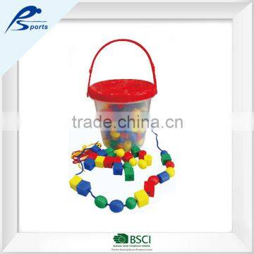 Nursery School Educational Toy 2.1cm Large Beads Tub