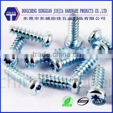 star drive pan head self tapping screws with bule zinc plated