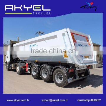 3 axle tipper semi trailer