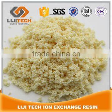 D113 Weak Acidic Cation Ion Exchange Resin used for dealkalization