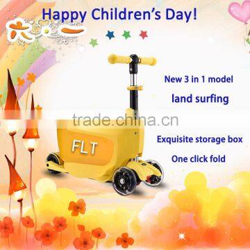 Made in China New Patent 3 in 1 Multi-functional Kids Scooter photo-2