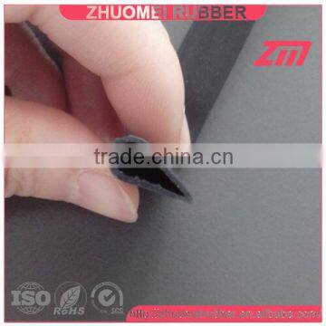 Black Silicone Teardrop Shaped Door Seal