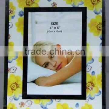 Glass photo frame