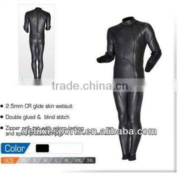 Black diving wetsuit neoprene wet suit for men style