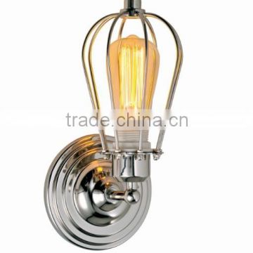 Classic retro iron wire indoor wall lamp