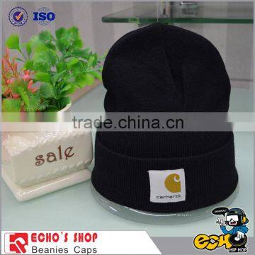 Wholesale Winter Knitted 100% cotton beanie hat