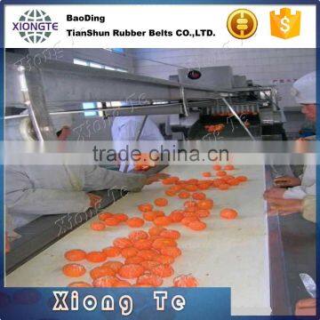 China professional supplier Wholesale Canvas Fruit Rubber Conveyor Belt For Food Industry Use