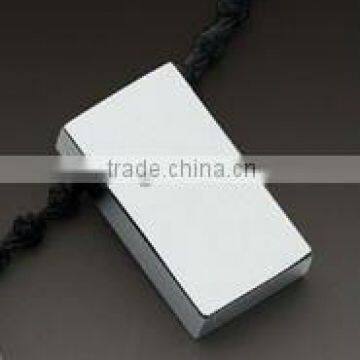 Unique Fashionable Rectangle Tunsten Pendant for men