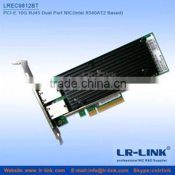 LR-LINK LREC9812BT Dual Copper RJ45 Port For Server PCIe x8 10 Gigabit Network Card NIC