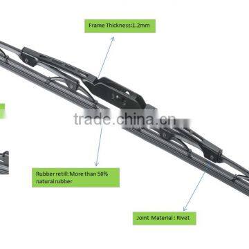 Auto Parts Anti-rust Traditional Wiper Blade,metral Frame Wiper Samand Blade photo-2