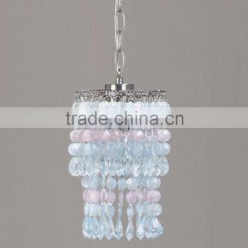 2015 Modern cheap crystal pendant lamp for bedroom decoration