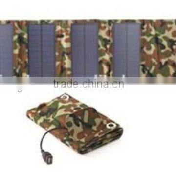 8W 6V foldable amorphous solar charger foldable solar bag