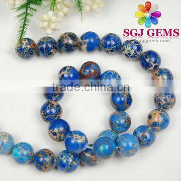 10mm imperial jasper Round polished Semi precious stone beads