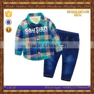 wholesale t-shirt and pants trendy kids baby fashion clothes