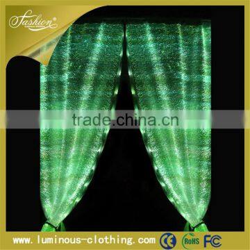 latest light led luminous type of hotel office window curtain designs