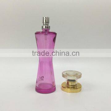 50ml Purple & Pink Color Glass Bottle photo-2