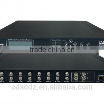 DVB-S2 to DVB-C Modulator/ Receiver Multiplexer Scrambler Modulator