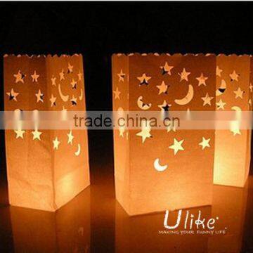 lantern candle bag fireproof candle bag paper halloween paper bag lanterns halloween party decoration