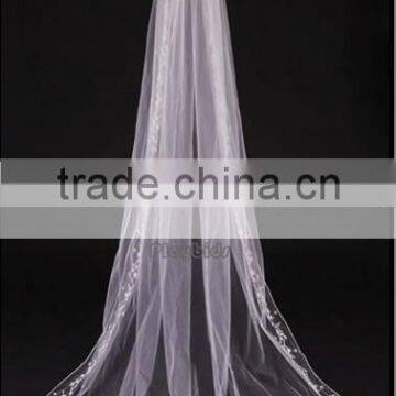 wedding veils, bridal veils, head veils,beaded veils V-024