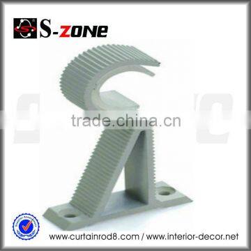 25mm Extended wall mounted single curtain bracket for curtain pole