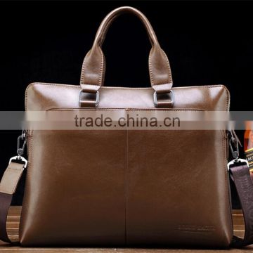 men PU bag handbag business shoulder briefcase clutch set