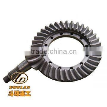 Spiral bevel gear drive axle wheel loader parts