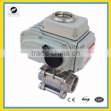 2 way stainless steel 1/2" to 4" Electric operated motor ball valves 220v 110v 24v