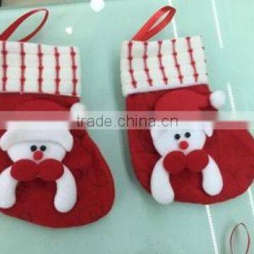 Custom High Quality Felt Xmas Christmas Sack Gift Stocking