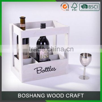 Custom Made Decorative Christmas Gift Wooden Wine Boxes Lids