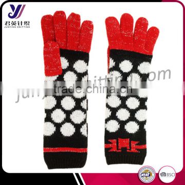 Winter long warm woolen felt hand knitted gloves factory wholesale sales (accept custom)