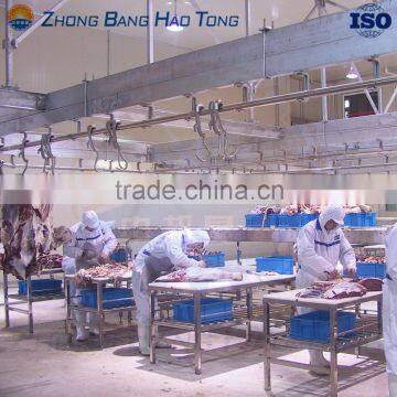 cattle dividing conveying system for cattle slaughterhouse plant