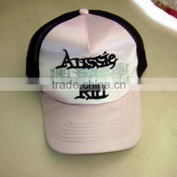 cheap 100% polyester 3d embroidery mesh baseball cap