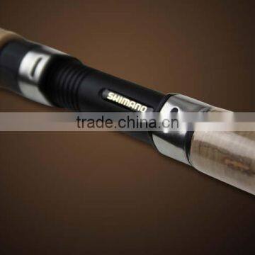 1.98m Carbon Fiber Fishing Poles 2 Sections Solid Carbon Spinning Rod photo-5