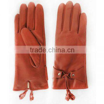 ZF0861 new style fashion top pig suede colorful suede glove