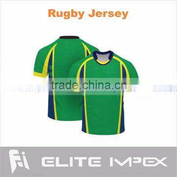 sublimated striped college rugby jersey