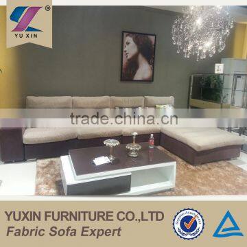 Latex Rubber Foam Cotton Comfort l Shaped Sofa Designs photo-2