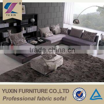 Extra large corner sofa/U shape fabric sofa