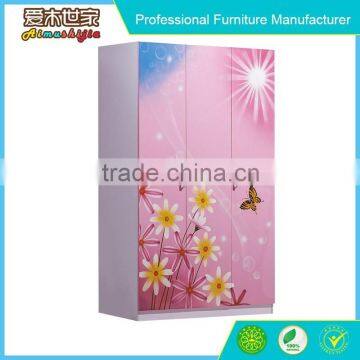 Children MDF Wooden Single Bed With Wardrobe Bedroom Sets photo-4