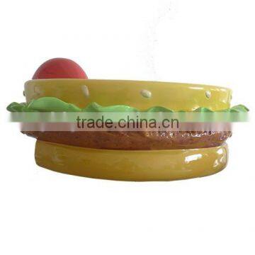 fiberglass hamburger sculpture fast food decorations