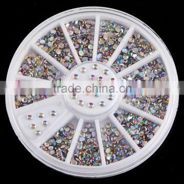 New design plastic nail art decoration glitter