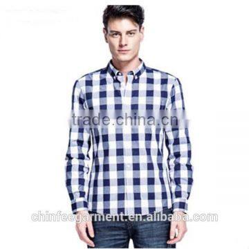 Latest Check Shirts Mens Cotton Plaid Shirt