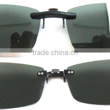 2013 fashion blue clip on sunglasses