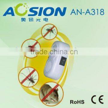 Ultrasonic pest control with night light (AN-A318)