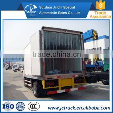 Most famous Dongfeng mini freezer box truck distribution